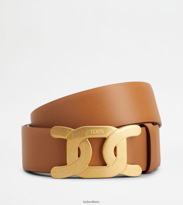donnemarrone Tod's cintura Kate in pelle P66X8B244