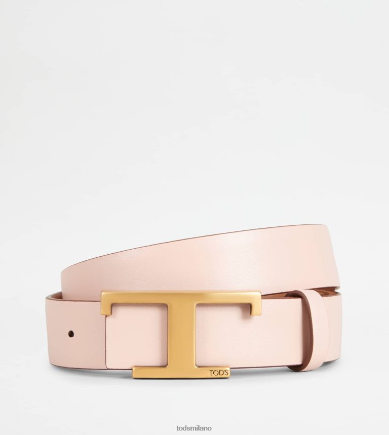 donnemarrone/rosa Tod's cintura reversibile in pelle P66X8B238