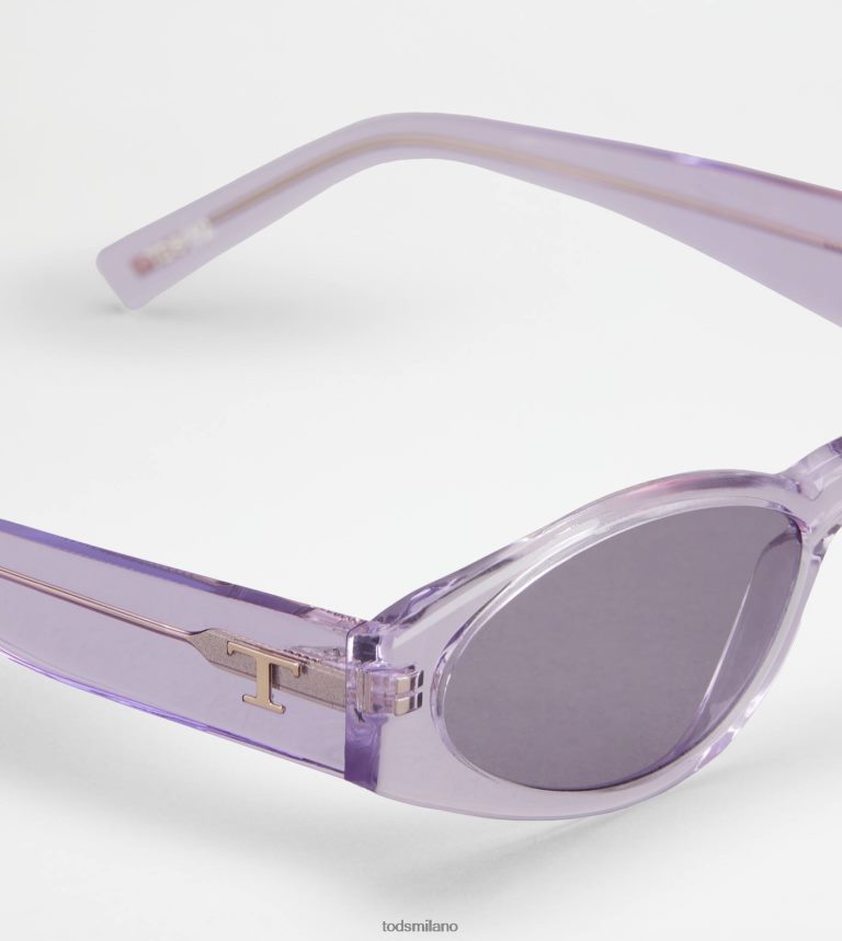 donneViola Tod's occhiali da sole ovali P66X8B528