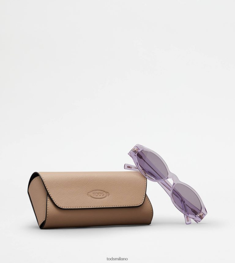 donneViola Tod's occhiali da sole ovali P66X8B528