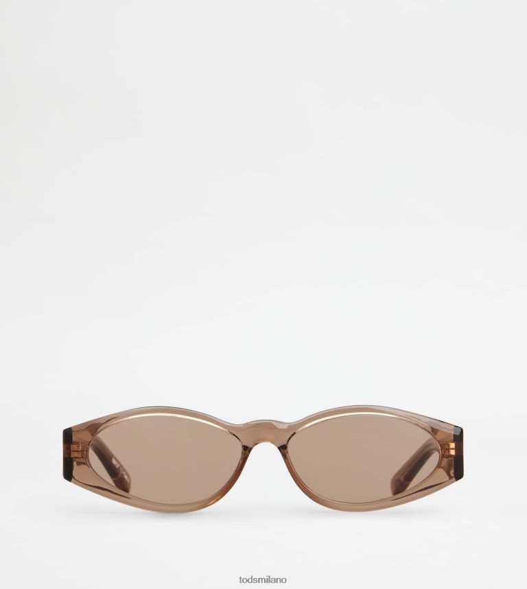 donnebeige Tod's occhiali da sole ovali P66X8B527