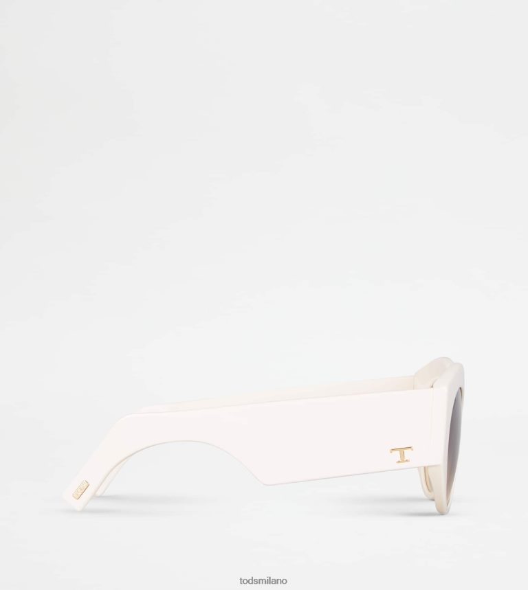 donnebianco Tod's occhiali da sole rotondi P66X8B529