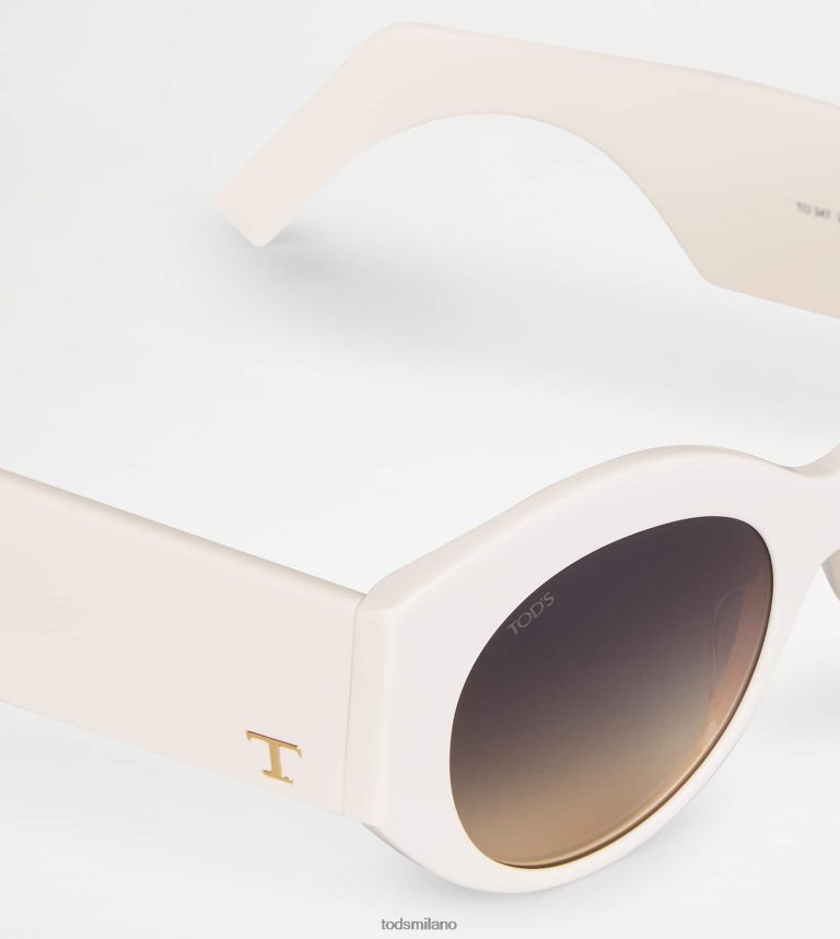 donnebianco Tod's occhiali da sole rotondi P66X8B529