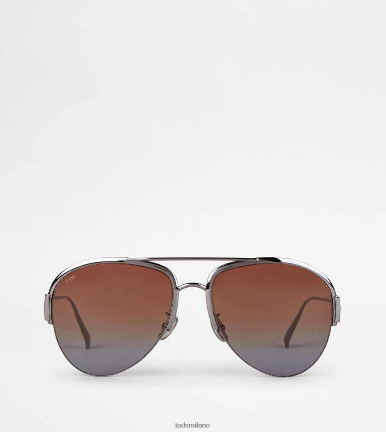 donnegrigio Tod's occhiali da sole da pilota P66X8B523