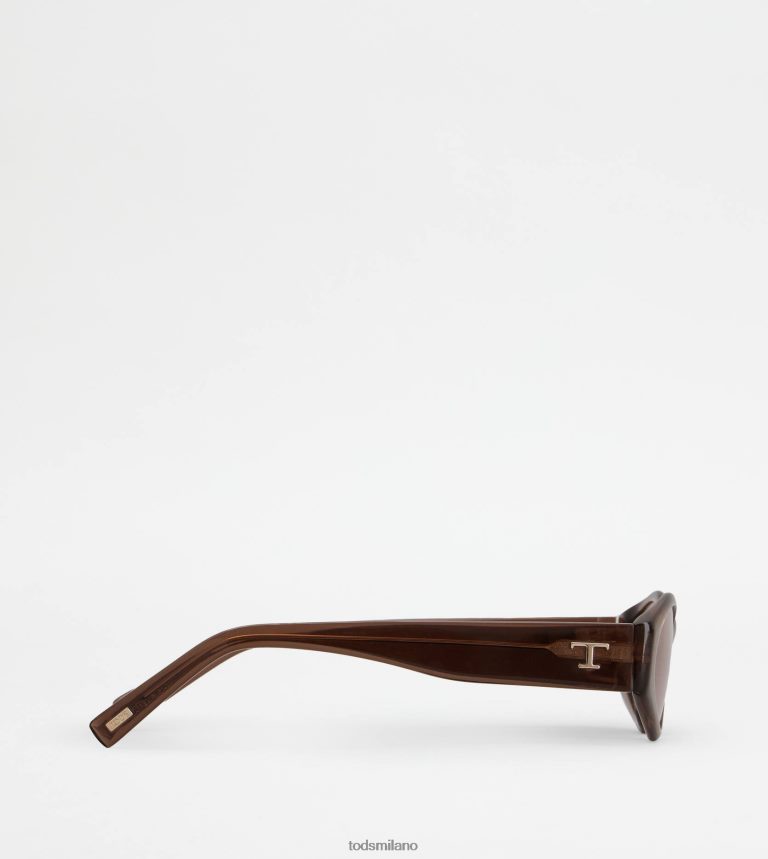 donnemarrone Tod's occhiali da sole ovali P66X8B526