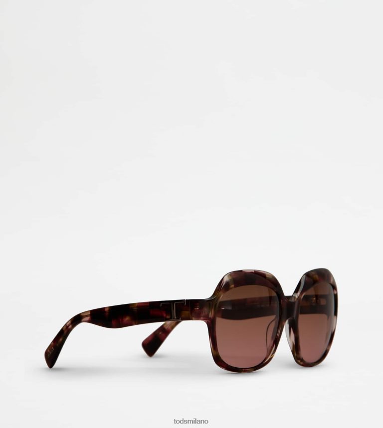 donnemarrone Tod's occhiali da sole oversize P66X8B539