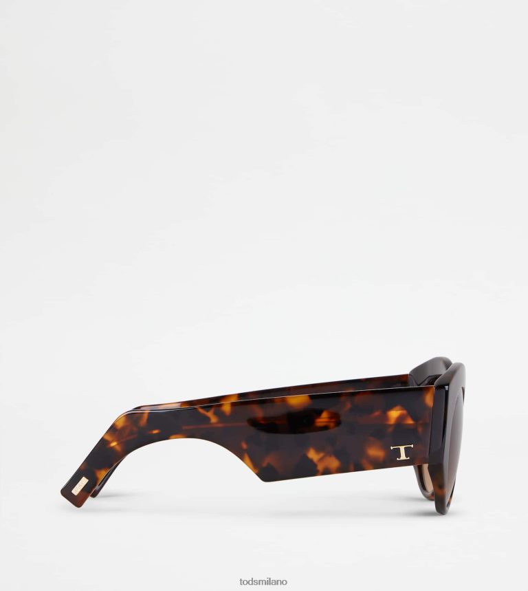 donnemarrone Tod's occhiali da sole rotondi P66X8B532