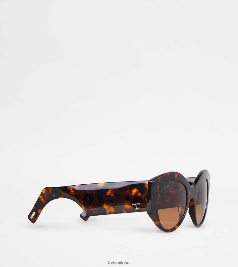 donnemarrone Tod's occhiali da sole rotondi P66X8B532
