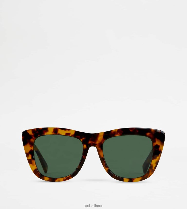 donnemarrone Tod's occhiali da sole tartarugati P66X8B542