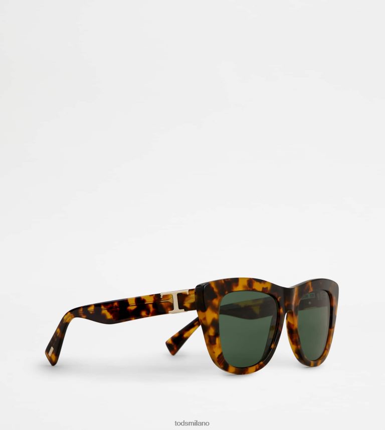 donnemarrone Tod's occhiali da sole tartarugati P66X8B542