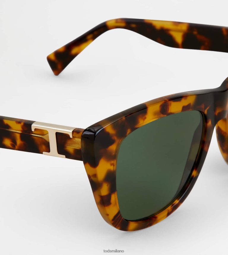 donnemarrone Tod's occhiali da sole tartarugati P66X8B542