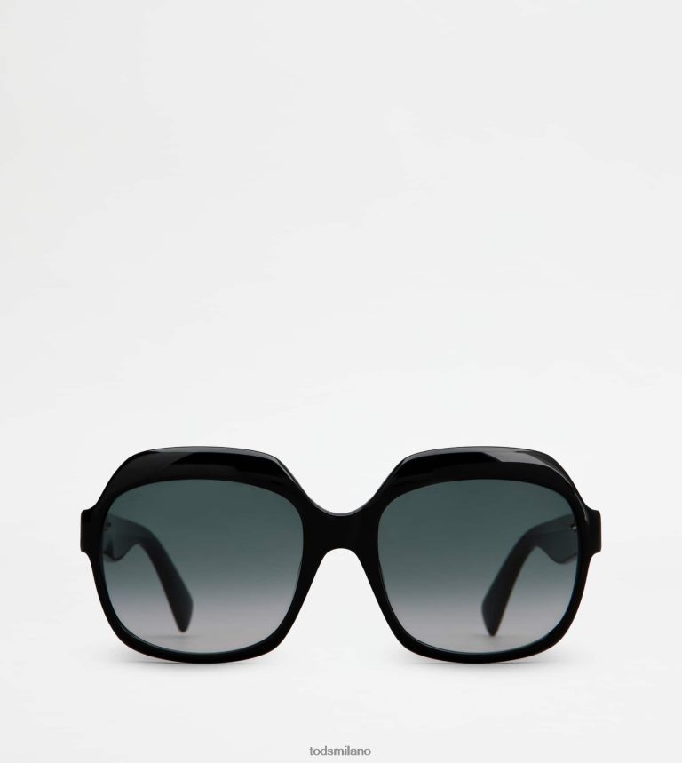 donnenero Tod's occhiali da sole oversize P66X8B538