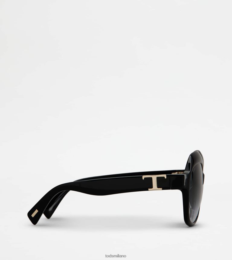 donnenero Tod's occhiali da sole oversize P66X8B538