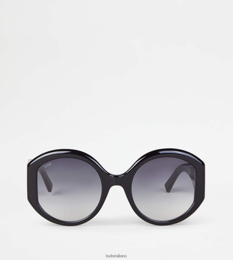 donnenero Tod's occhiali da sole rotondi P66X8B531
