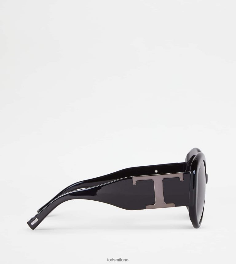 donnenero Tod's occhiali da sole rotondi P66X8B531