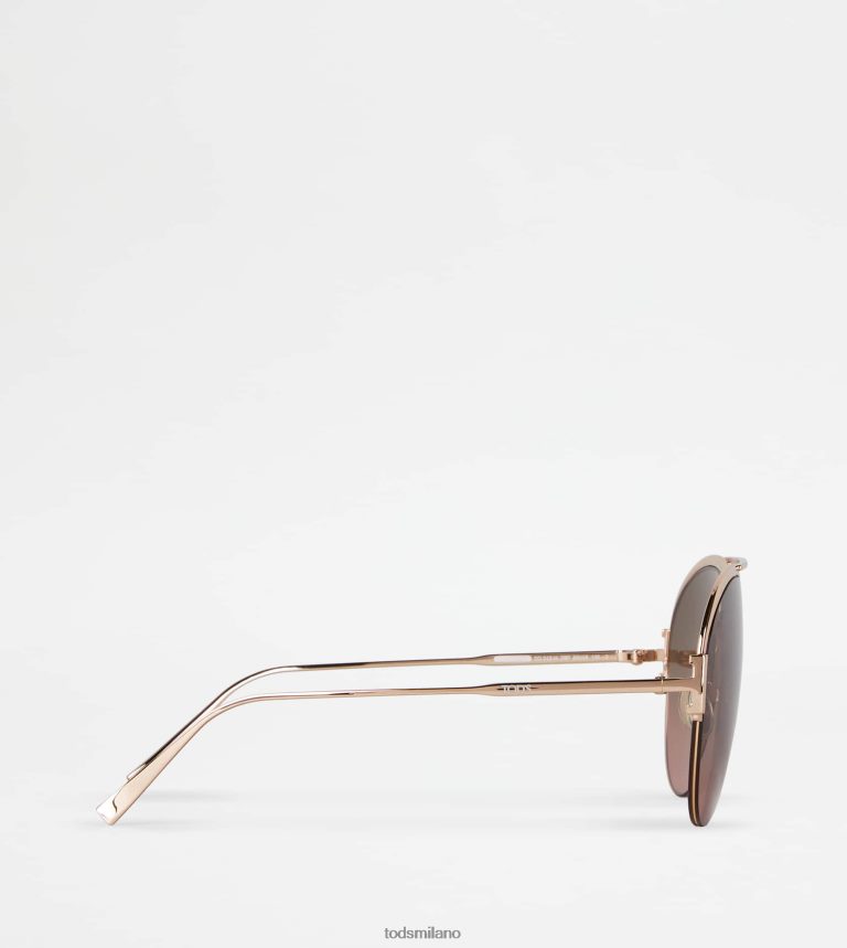 donneoro Tod's occhiali da sole da pilota P66X8B522
