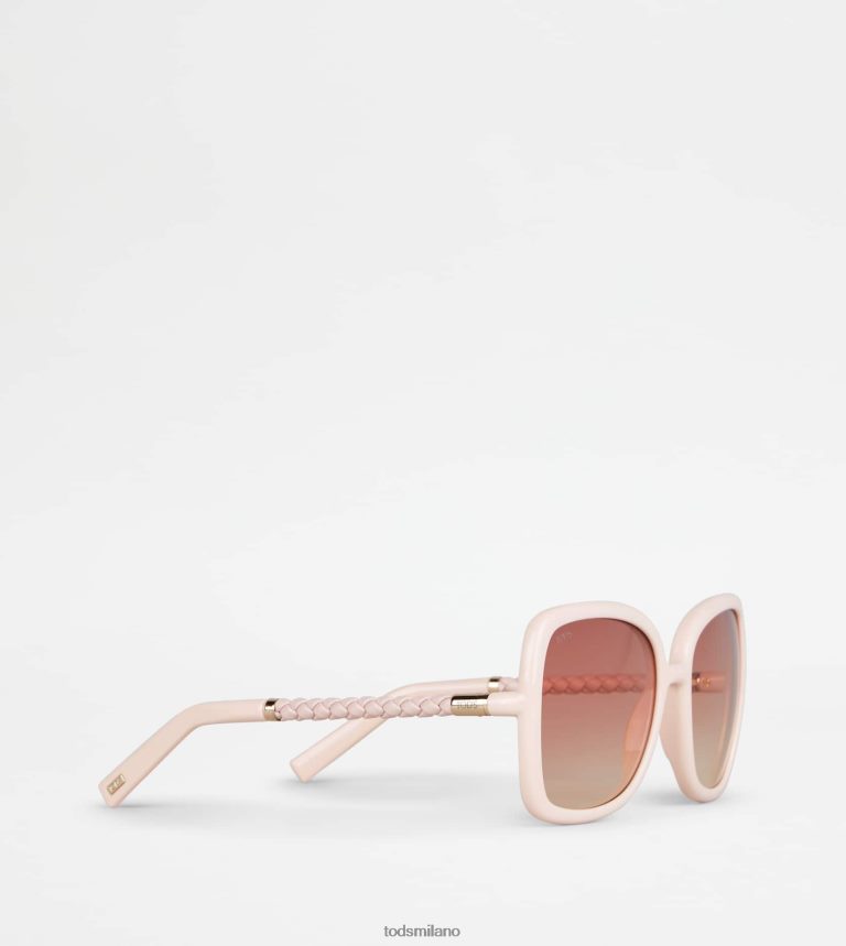 donnerosa Tod's occhiali da sole con asta in pelle P66X8B536