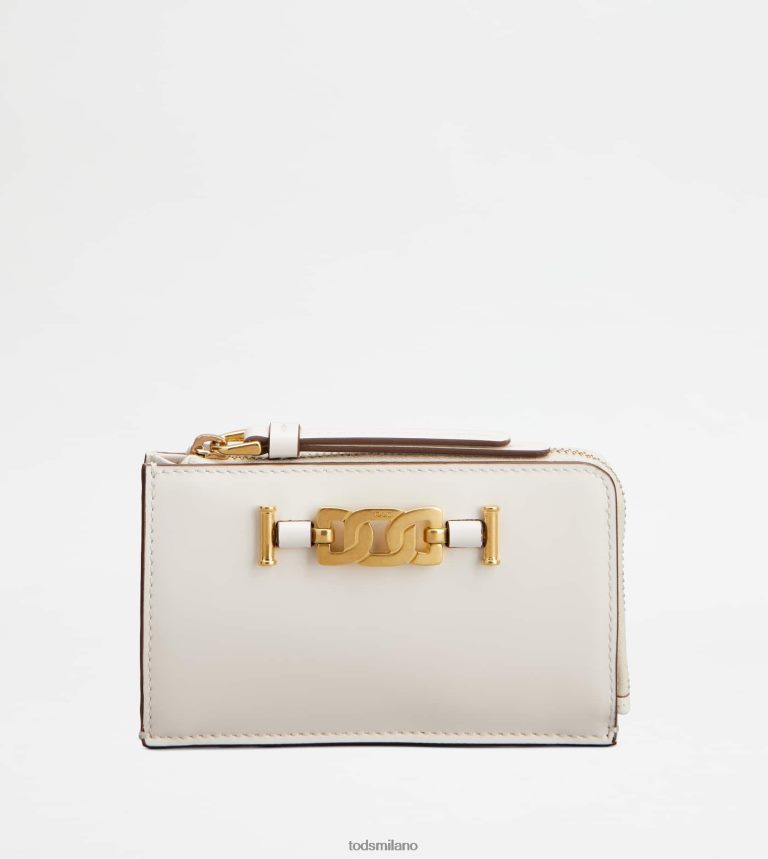 donnebianco Tod's astuccio portachiavi Kate in pelle P66X8B516