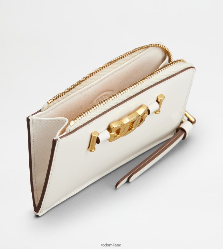 donnebianco Tod's astuccio portachiavi Kate in pelle P66X8B516