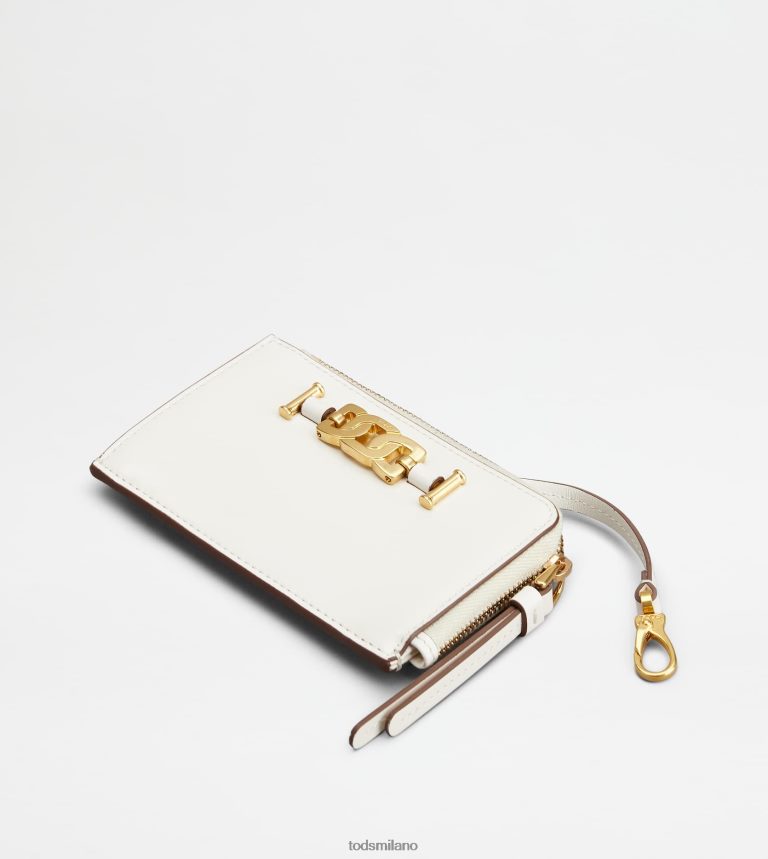 donnebianco Tod's astuccio portachiavi Kate in pelle P66X8B516