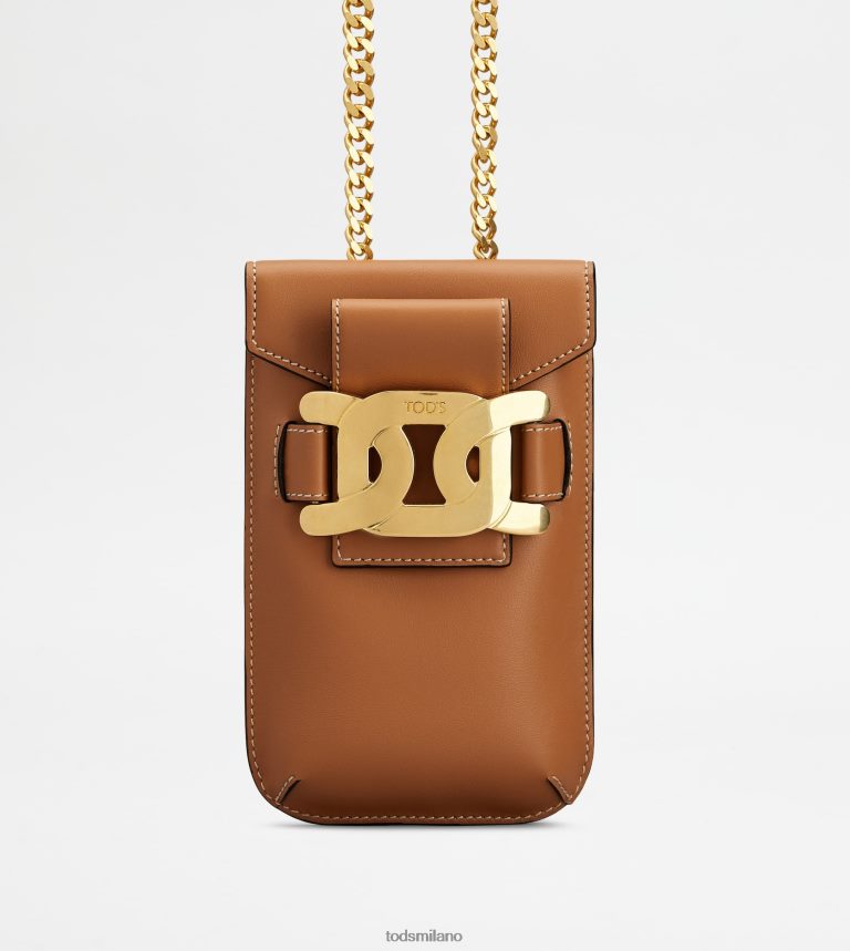 donnemarrone Tod's porta cellulare Kate in pelle medio P66X8B513