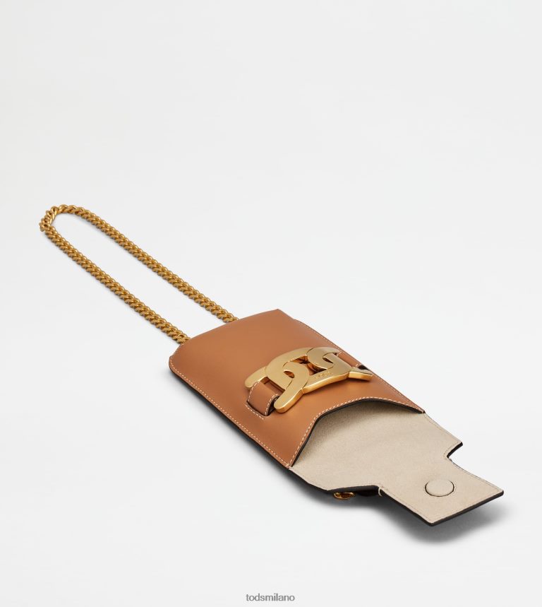 donnemarrone Tod's porta cellulare Kate in pelle medio P66X8B513