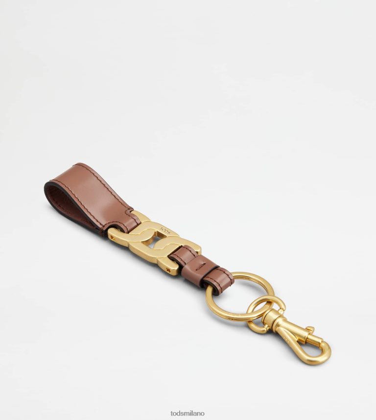 donnemarrone Tod's portachiavi Kate in pelle P66X8B518