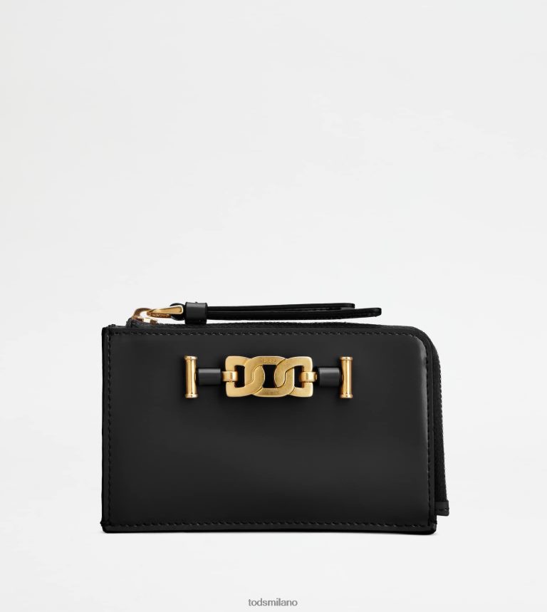 donnenero Tod's astuccio portachiavi Kate in pelle P66X8B498