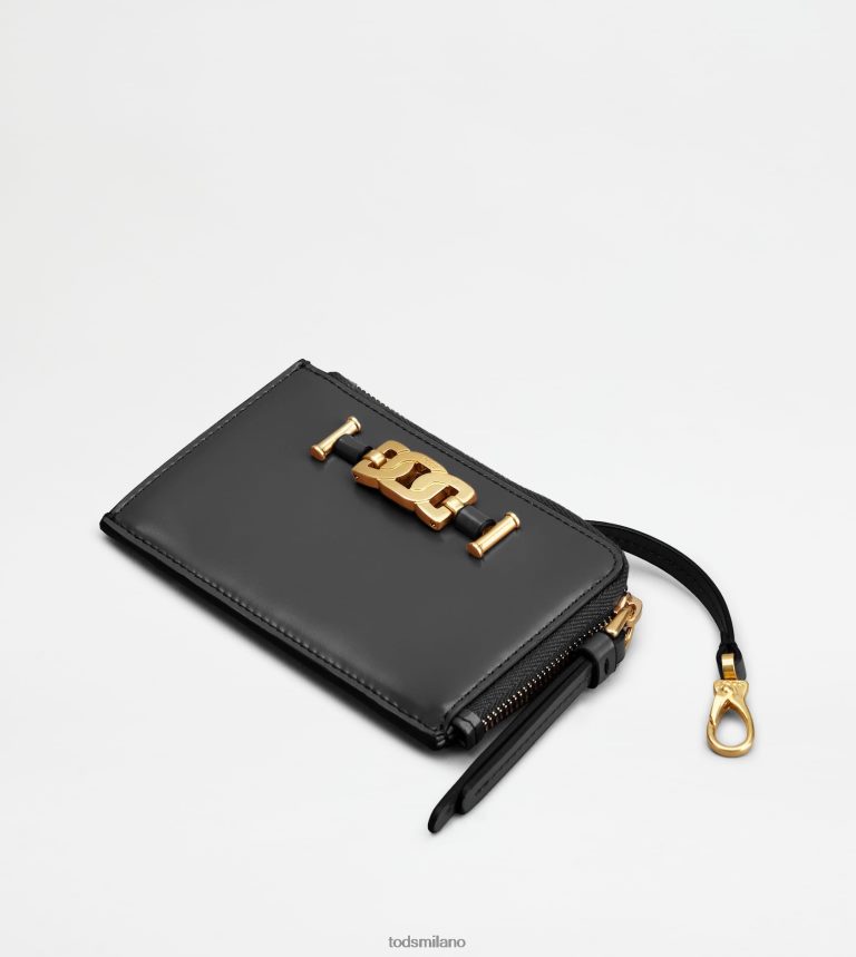 donnenero Tod's astuccio portachiavi Kate in pelle P66X8B498
