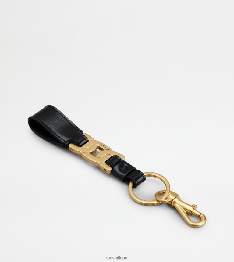 donnenero Tod's portachiavi Kate in pelle P66X8B512