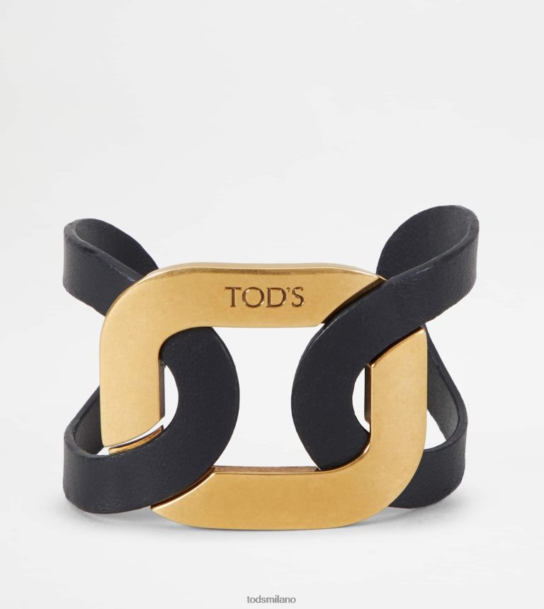 donneoro/nero Tod's braccialetto a catena P66X8B520