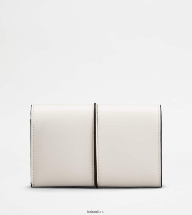 donnebianco Tod's t portafoglio senza tempo in pelle P66X8B476