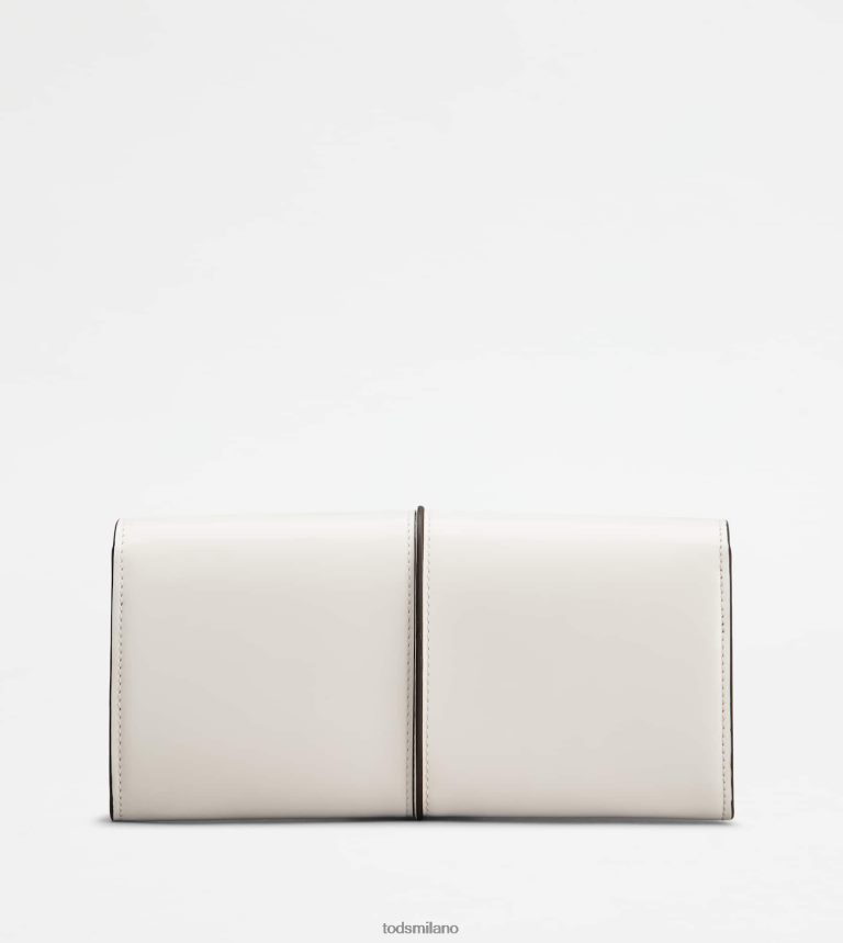 donnebianco Tod's t portafoglio senza tempo in pelle P66X8B495