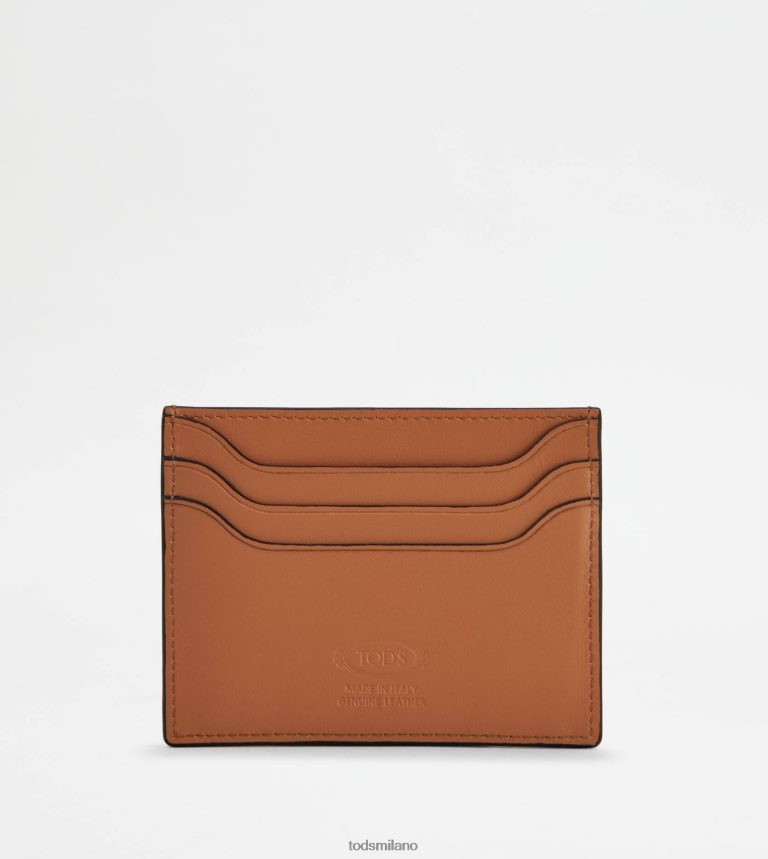donnemarrone Tod's porta carte di credito in pelle P66X8B494