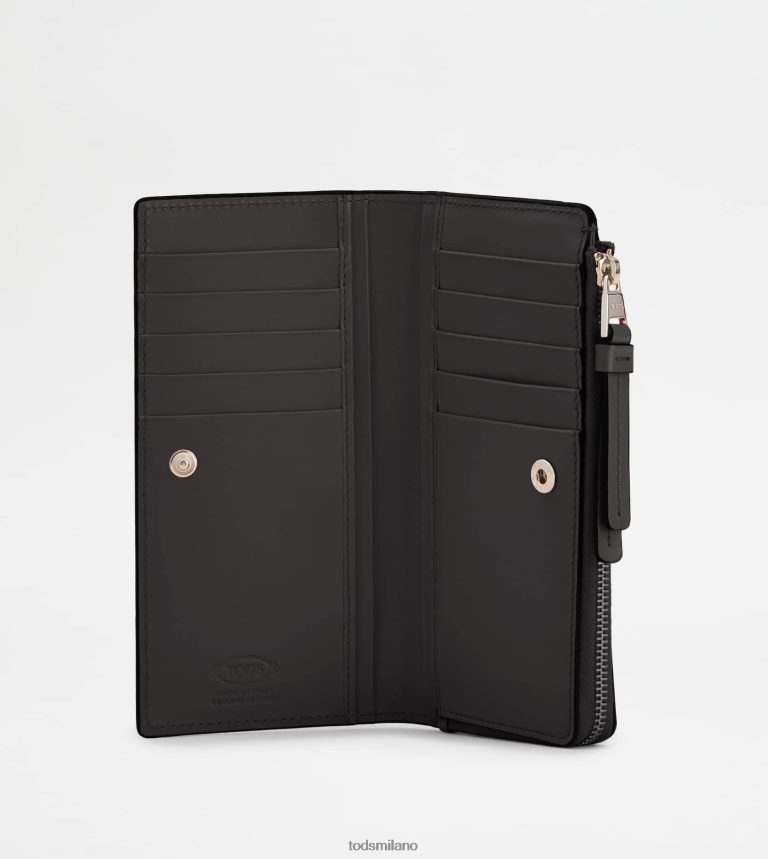 donnenero Tod's portafoglio in pelle P66X8B481