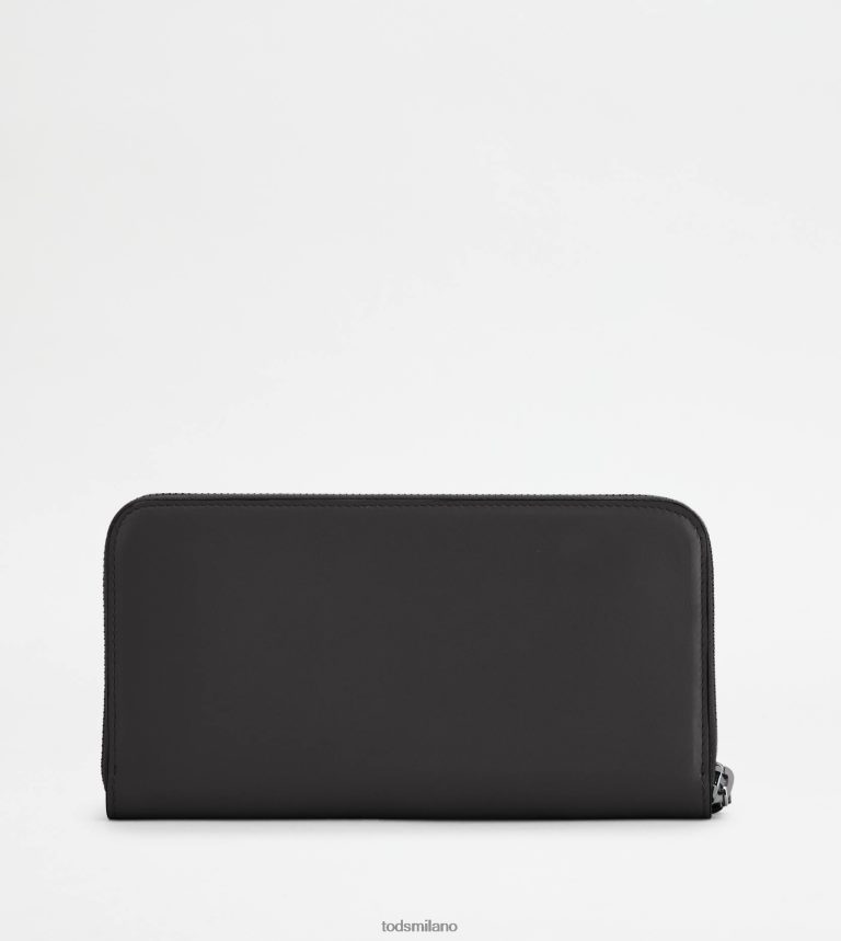 donnenero Tod's portafoglio in pelle P66X8B483