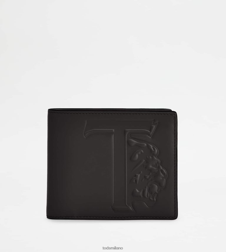 donnenero Tod's portafoglio in pelle P66X8B489