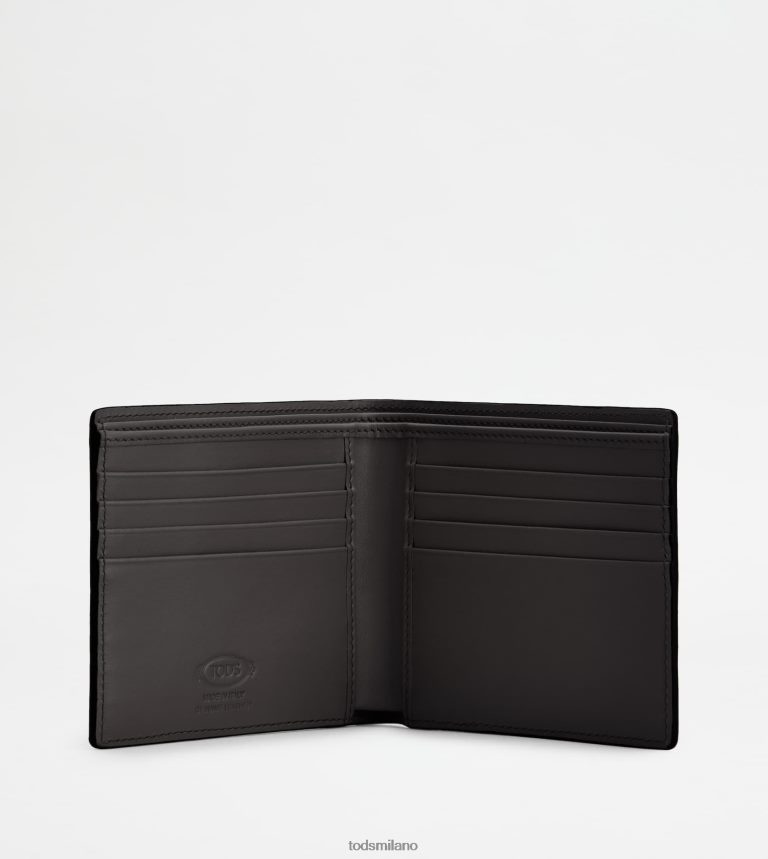 donnenero Tod's portafoglio in pelle P66X8B489