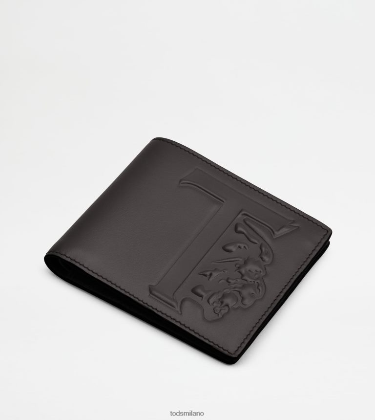 donnenero Tod's portafoglio in pelle P66X8B489
