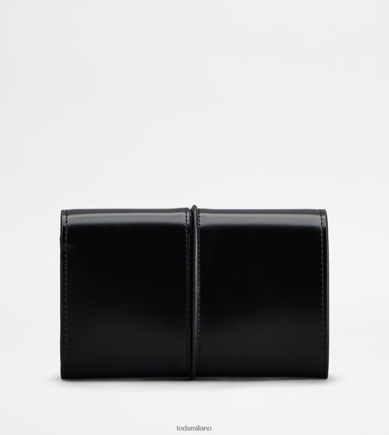 donnenero Tod's t portafoglio senza tempo in pelle P66X8B475