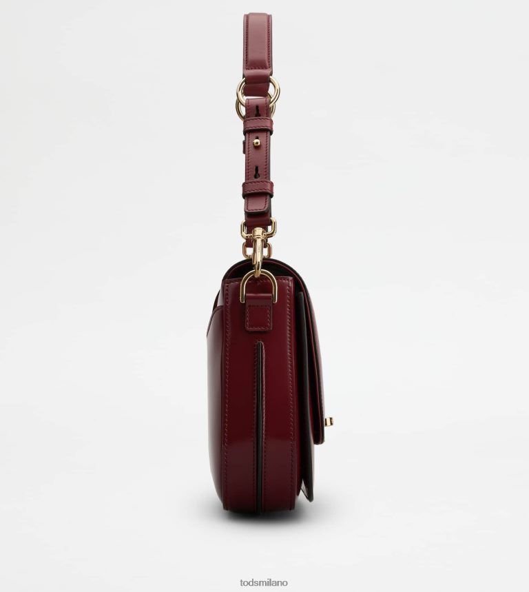 donneBorgogna Tod's t intramontabile borsa a tracolla in pelle mini P66X8B411