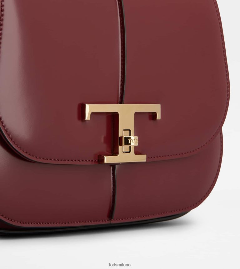 donneBorgogna Tod's t intramontabile borsa a tracolla in pelle mini P66X8B411