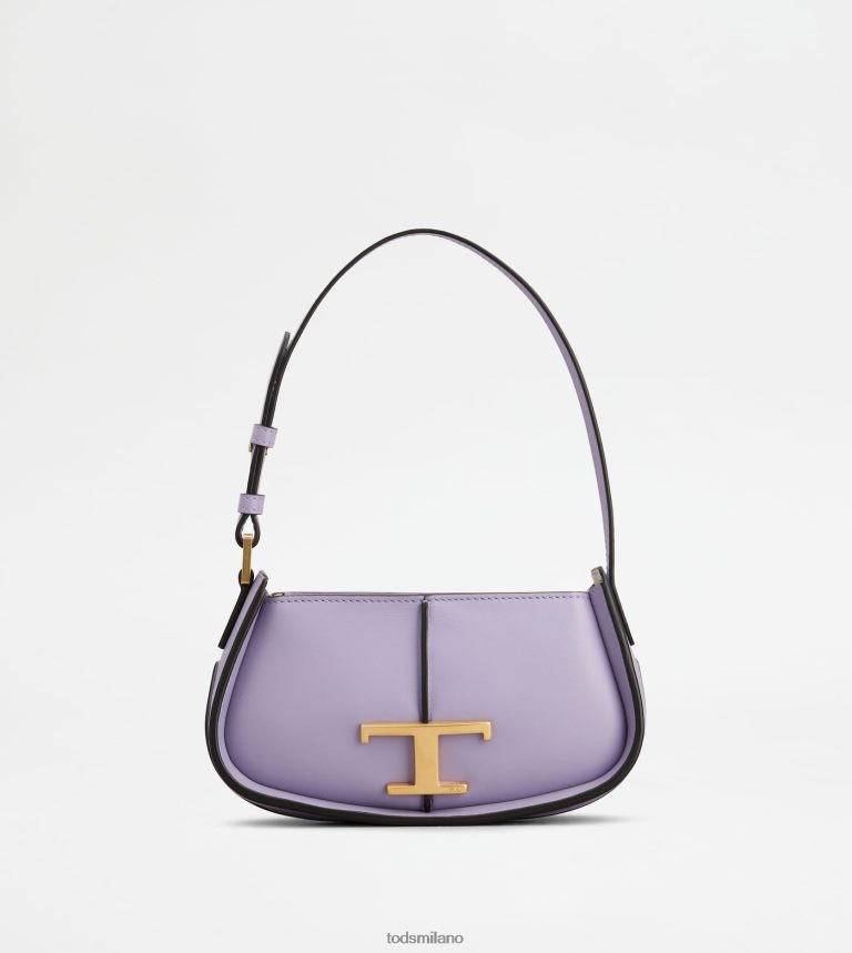 donneViola Tod's t intramontabile borsa a tracolla in pelle micro P66X8B397