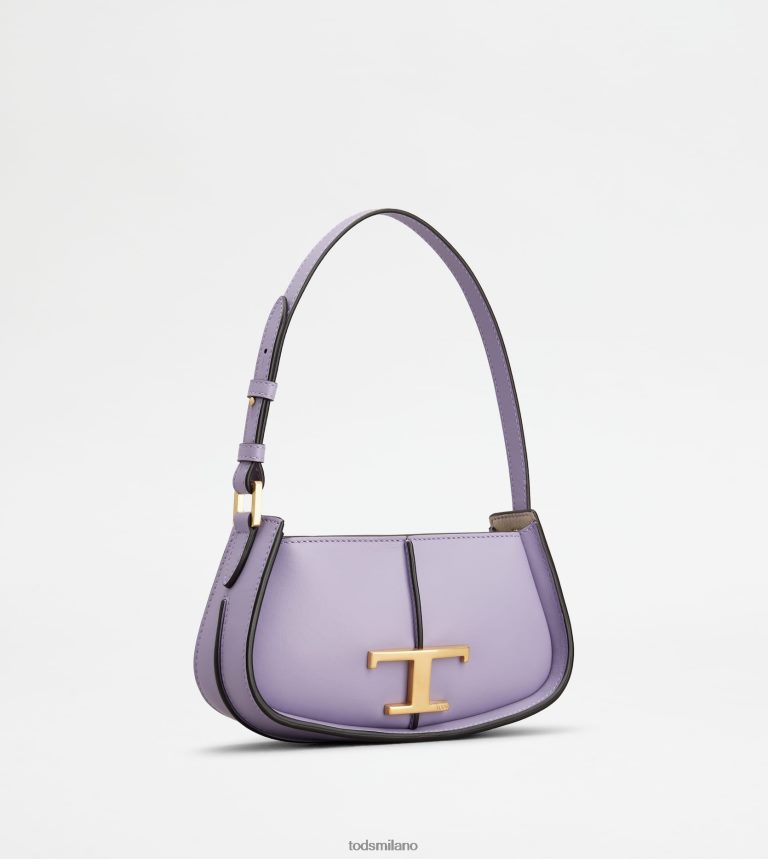 donneViola Tod's t intramontabile borsa a tracolla in pelle micro P66X8B397