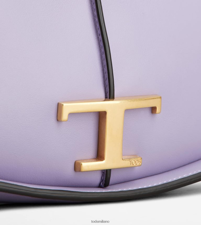 donneViola Tod's t intramontabile borsa a tracolla in pelle micro P66X8B397