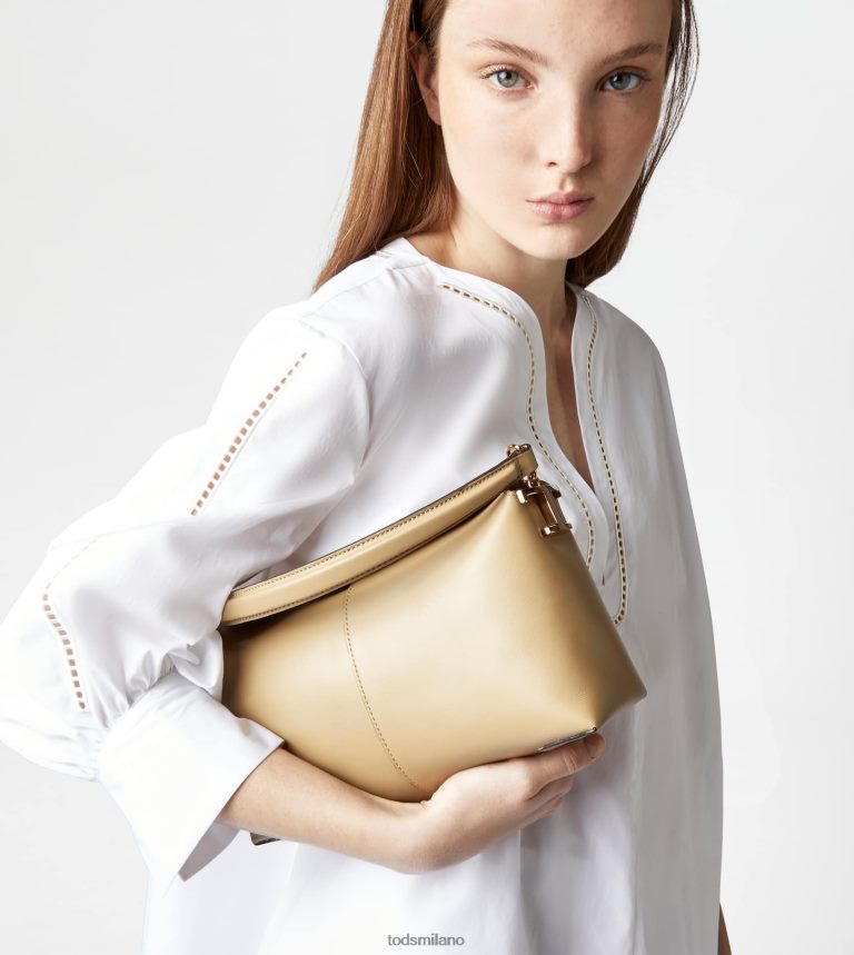 donnebeige Tod's borsa a tracolla t case in pelle mini P66X8B449
