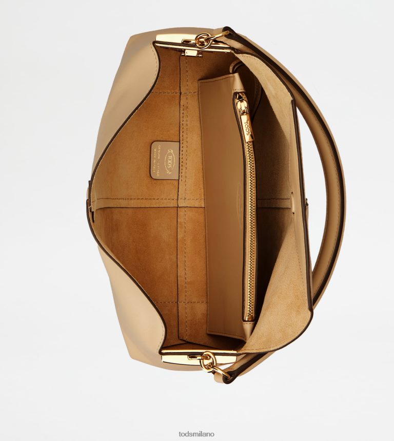 donnebeige Tod's borsa a tracolla t case in pelle mini P66X8B449