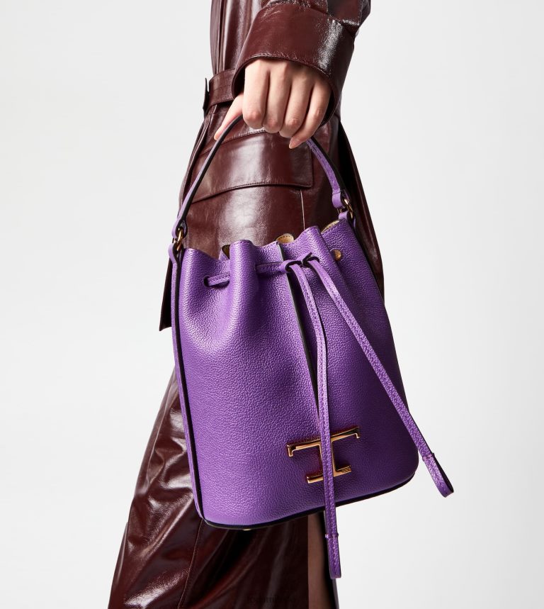 donnegiallo Tod's t intramontabile borsa a secchiello in micropelle P66X8B438