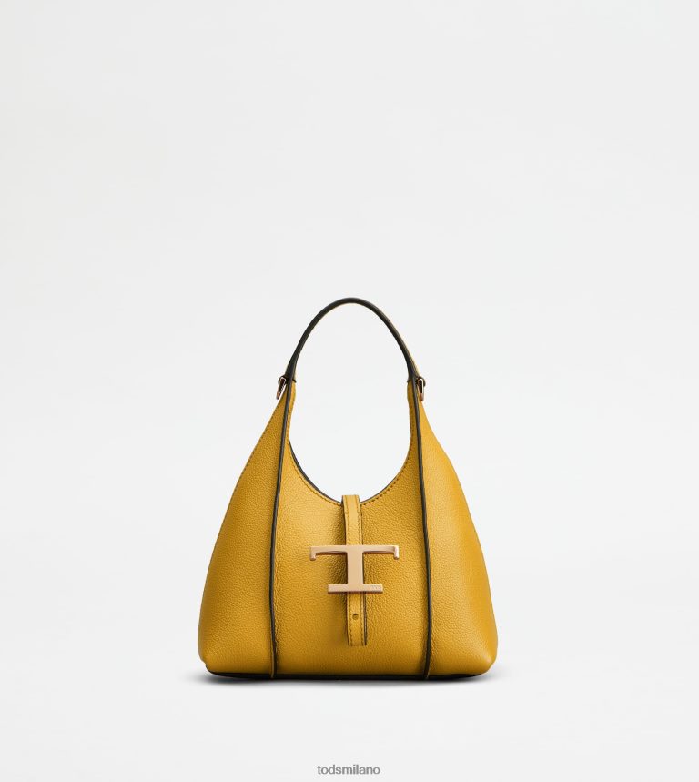 donnegiallo Tod's t intramontabile borsa hobo in micropelle P66X8B425