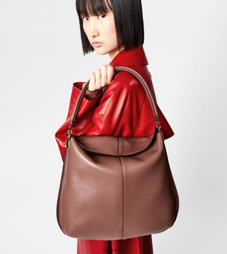 donnemarrone Tod's borsa hobo t custodia in pelle grande P66X8B391